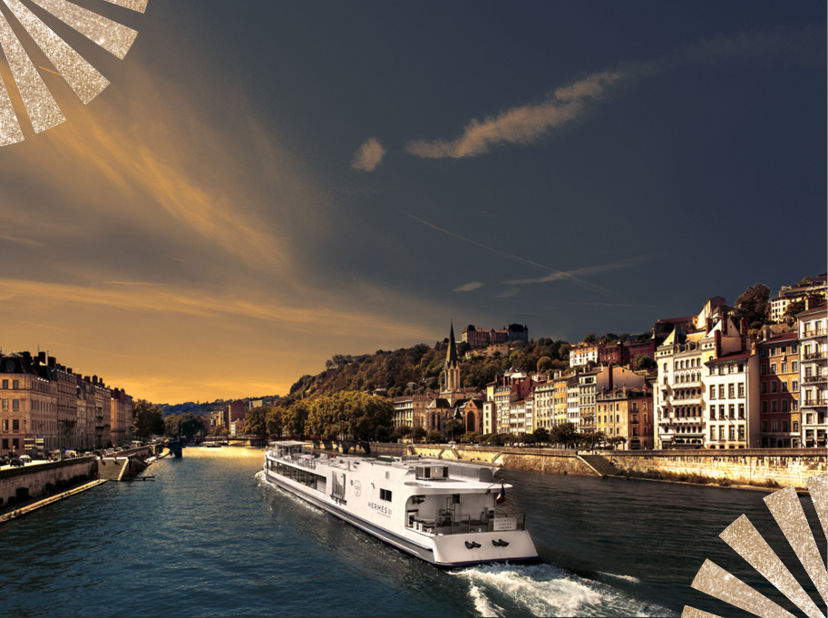 Diner croisière de la Saint-Sylvestre à bord du bateau HERMES II