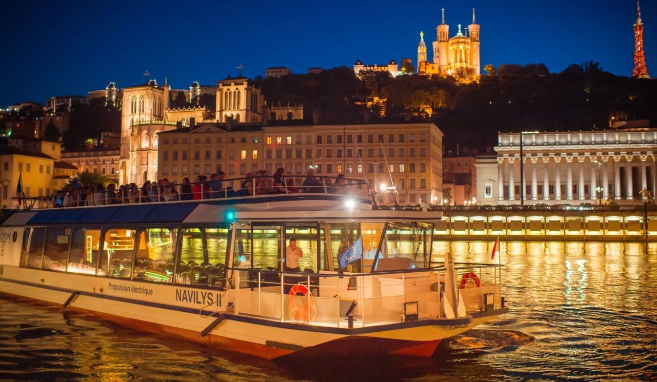 Croisiere promenade lyon Quai Rambaud