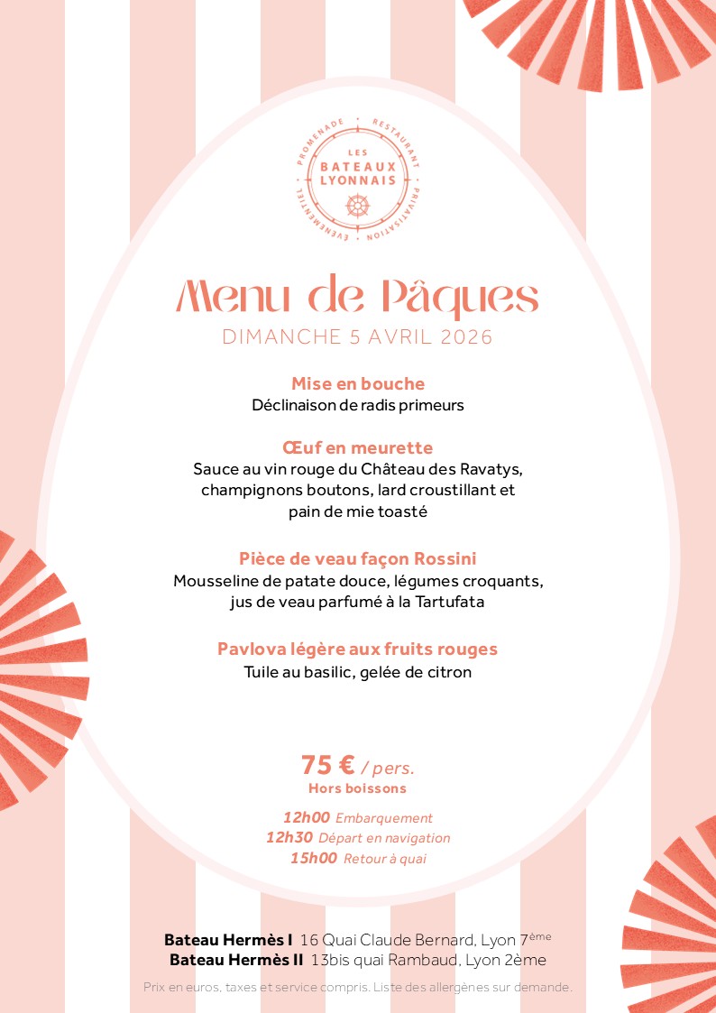 Lunch cruise - Sunday April 5,